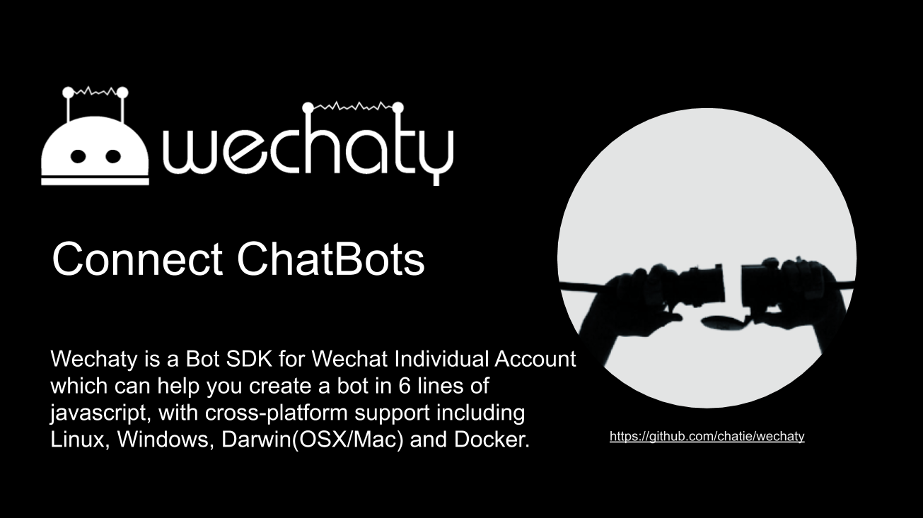 Connect to Wechat: Bot Builder Adapter for Wechat Individual Account