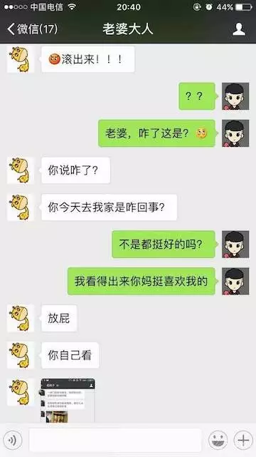 聊天记录示例图